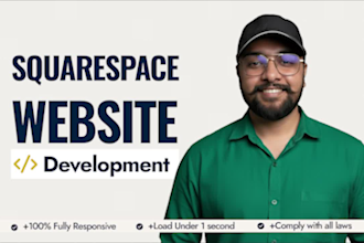 build squarespace website or squarespace website redesign