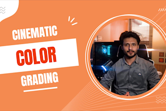 do professional video color correction and color grading