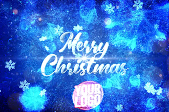 make amazing christmas , new year greetings video