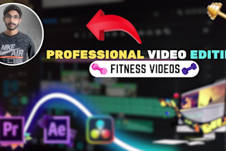 professionally edit your fitness video