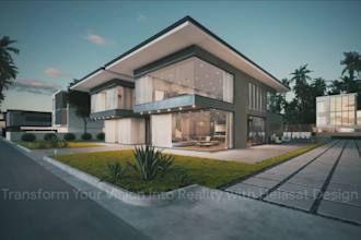 do architecture design, rendering, or 3d model by revit rhino archicad 3ds max