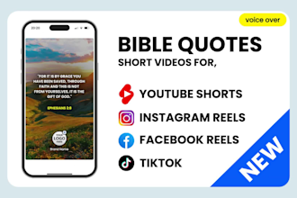 create christian bible quotes verses videos with voice over