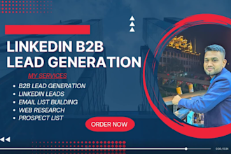 do b2b lead generation and build the verified emails list