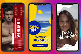 create compelling instagram and facebook stories