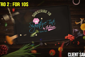 make amazing cooking show ad