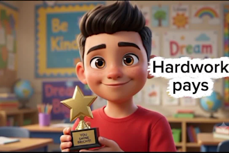 create 3d pixar style ai animation, cartoon video and ai storytelling veo3 sora2