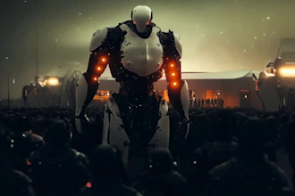 create a 4k cinematic ai movie trailer and ai movie film, kling ai, runway gen3