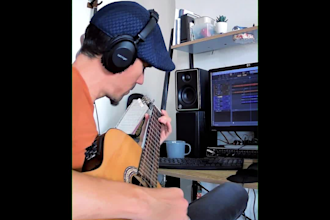 record beautiful latín spanish guitar tracks