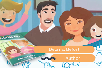 design cute children book trailer for video promo