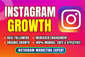 professionally grow your instagram account for organic growth