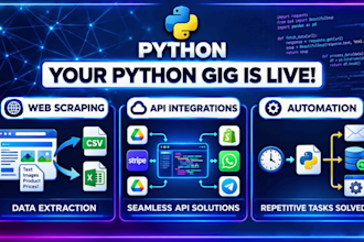 build custom python scripts for automation