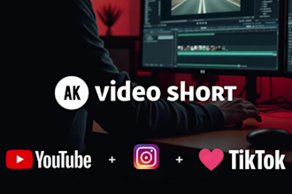 edit engaging youtube shorts, instagram reels and tiktok videos