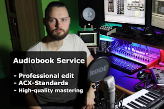 edit your german or english audiobook acx
