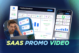 create a saas promo video ad for your app, website, software