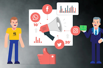 create engaging 2d animated explainers video or sales video