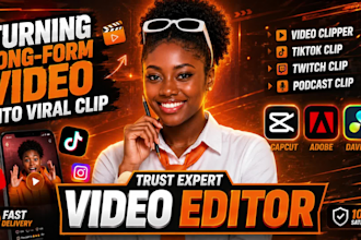 do video clipper tiktok clip twitch clip podcast clip farming and lut viral edit