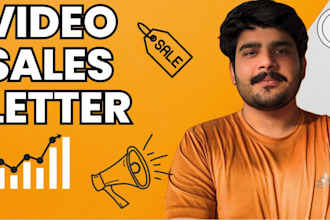 make eye catchy vsl or video sales letter