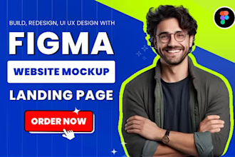 do figma website design, psd template design website mockup, figma landing page