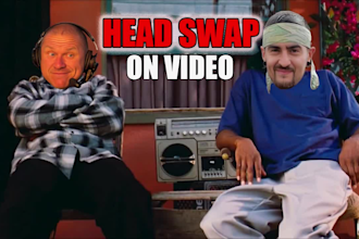 do video face swap within 24 hours, head replacement funny meme