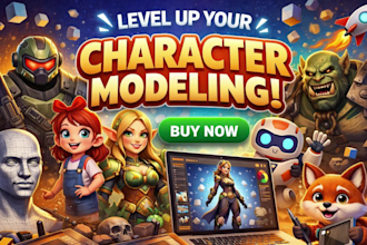 create a 3d character model