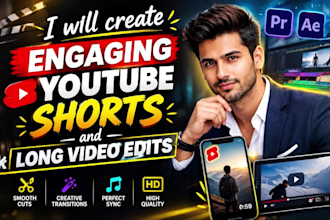 create engaging youtube shorts and long video edits