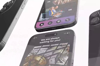 create a modern mobile app promo or app explainer video