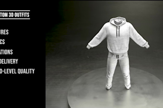 create and rig 3d clothing for daz, character creator or iclone,and blender