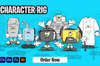 create an adobe character animator puppet rig