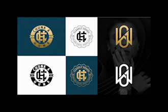do initial letters and monogram logo design