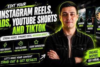 edit your instagram reels, ads, youtube shorts and tiktok