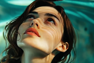 produce a custom cutting edge cinematic ai music video