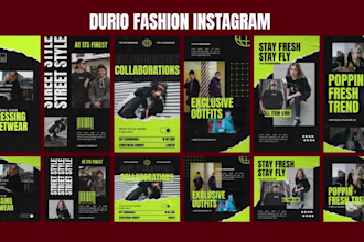 create editable canva templates and instagram post design