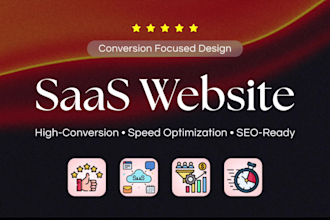 design a saas website, subscription website, and membership website