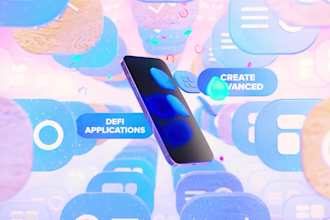 create engaging 3d blockchain explainer video 3d crypto explainer animated video