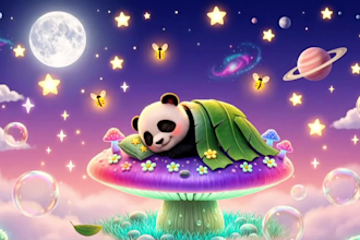 create 30 lullaby, baby sleep music videos for youtube channel