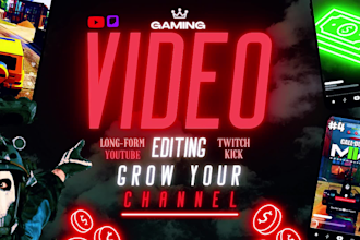 edit your twitch vods or videos into funny and energetic videos