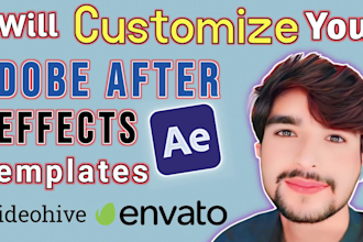customize after effects templates,envato, videohive templates
