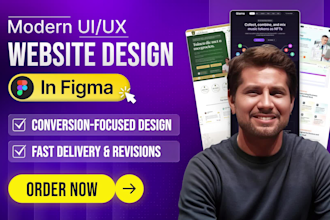 do figma website design and website UI UX design