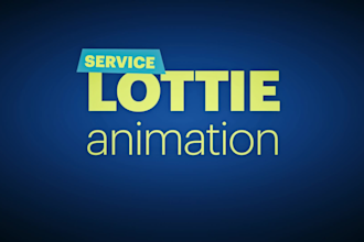 create json lottie animation for your web or app