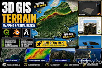 create 3d gis maps terrain and fivem custom mapping projects
