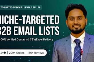 do b2b lead generation and build a verified email list