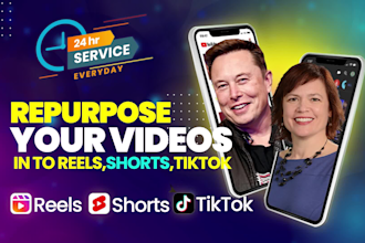 repurpose your youtube video into tiktok, reels, and shorts