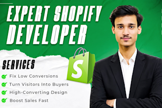 create shopify store or shopify redesign to grow your business