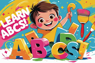 create kids learning videos