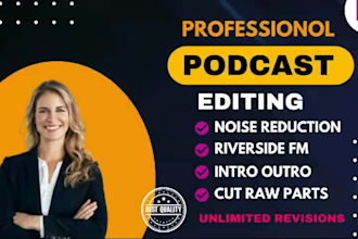 edit riverside podcast audio and video