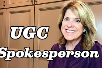 be your mature female ugc video spokesperson