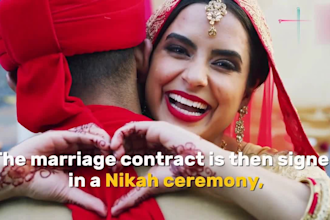 professionally edit your nikah ceremony video with cinematic quality