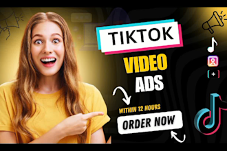 create viral tik tok video ads for your dropshipping  products within 12 hours