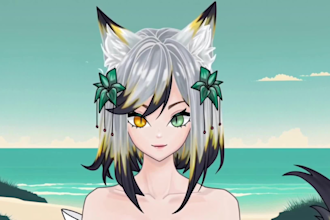 vtuber commission live2d 3d vtuber character face rig furry vrchat avatar anime
