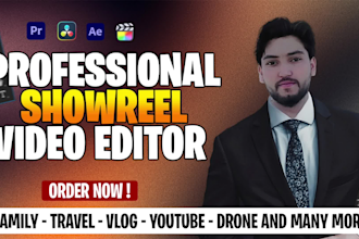 edit your, trailer, sizzle, video clip and showreel